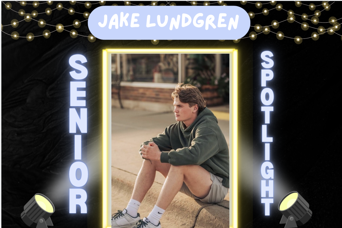 Senior Spotlight this week features Jake Lundgren excited to finish out his last year strong. (Photo used with permission from Jake Lundgren) 