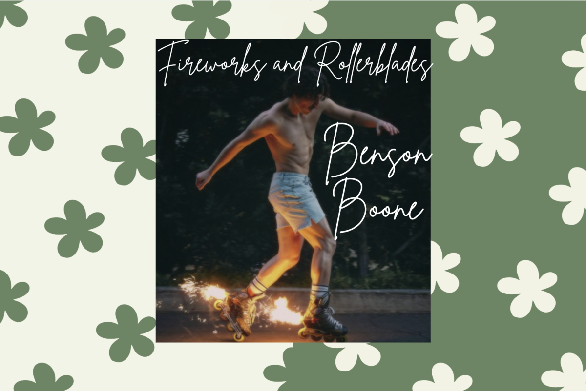 Today I will be reviewing my favorite album produced by Benson Boone, 'Fireworks and Rollerblades'!