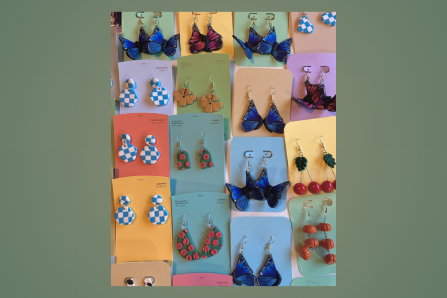 Sartell Junior, Lucy Conda, finds success with selling handcrafted clay earrings! (Photo used with permission from Lucy Conda)