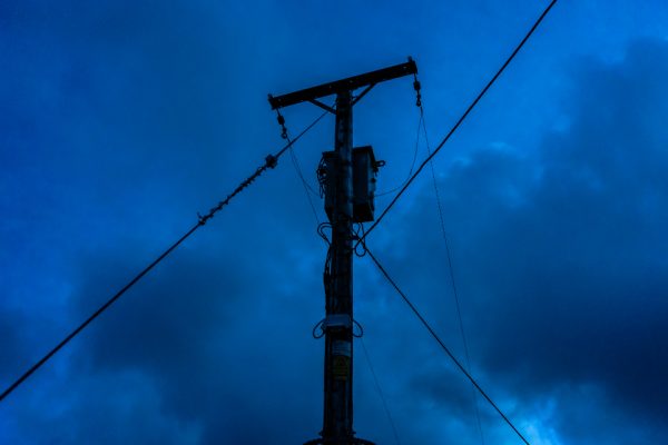 Power lines were the main cause of Maui's devastating wildfire. Power Lines Free Stock Image by Ian Livesey is licensed under CC0 1.0.