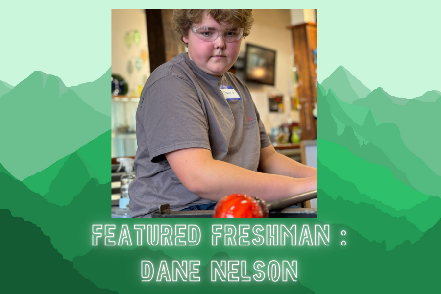 Dane Nelson went on a trip to Duluth with his mom, and they had the opportunity to do an introductory course on glassblowing! (Photo used with permission from Dane Nelson)