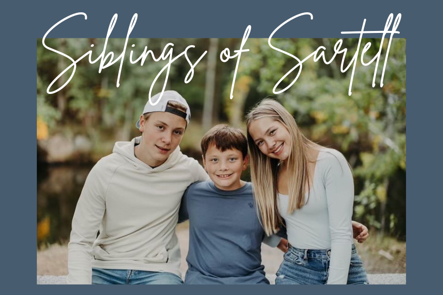 Kaden, Carter, and Ella take their family pictures at the quarries here in St. Cloud.