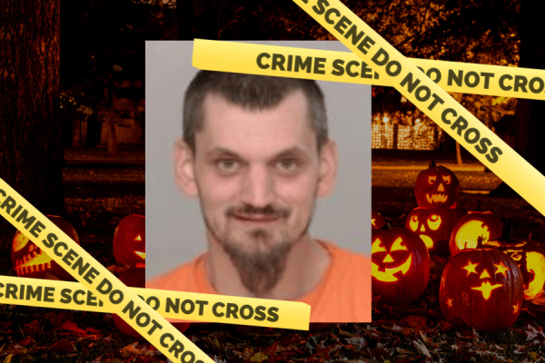 Chad Aanerud turns a fun Halloween night into true terror for a mom and her children.  (Photo from Crow Wing County Sheriff's Office)