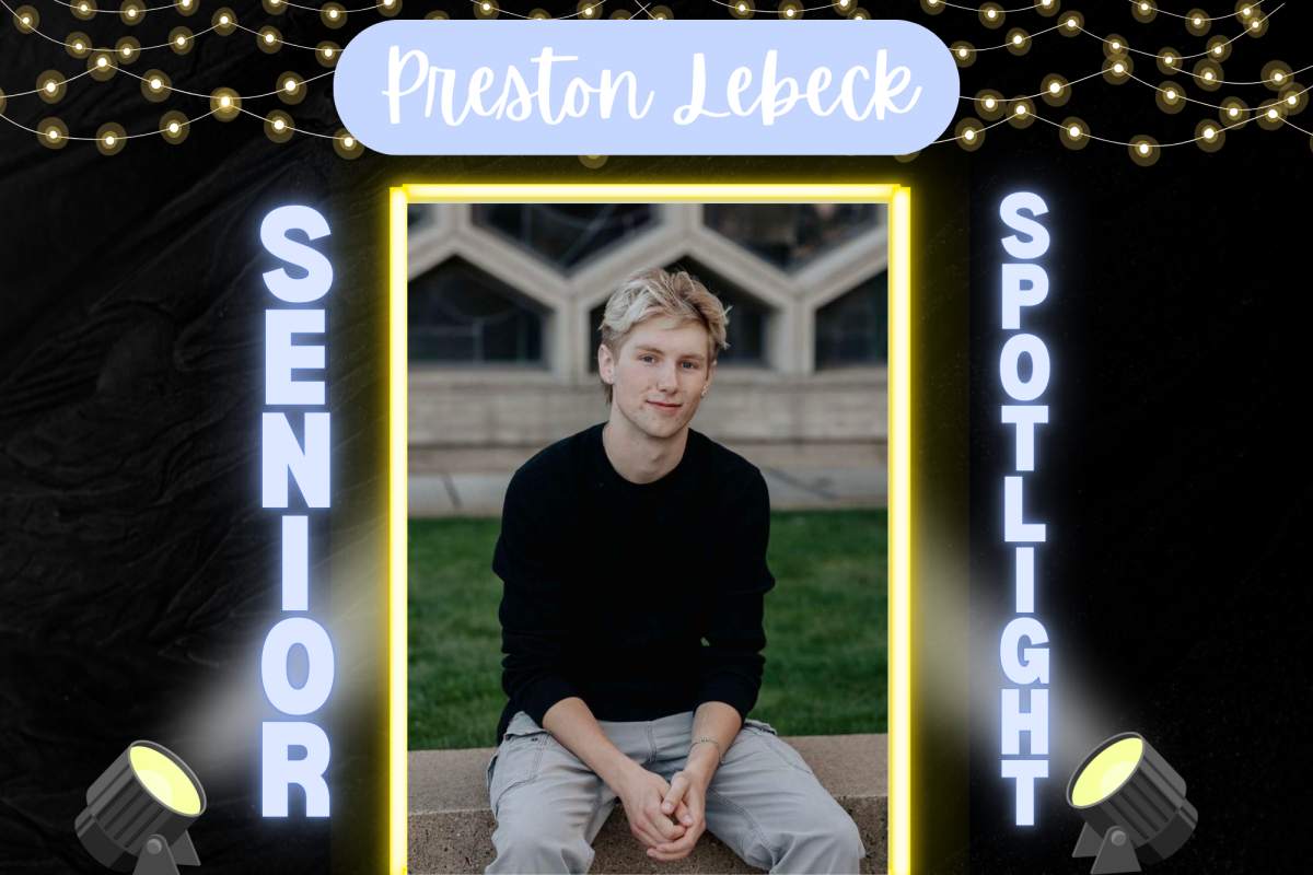 Senior, Preston Lebeck, is excited to finish off his senior year. (Photo used with permission from Preston Lebeck)