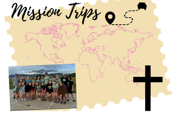 Mission Trips are a great way to connect with other youth. 