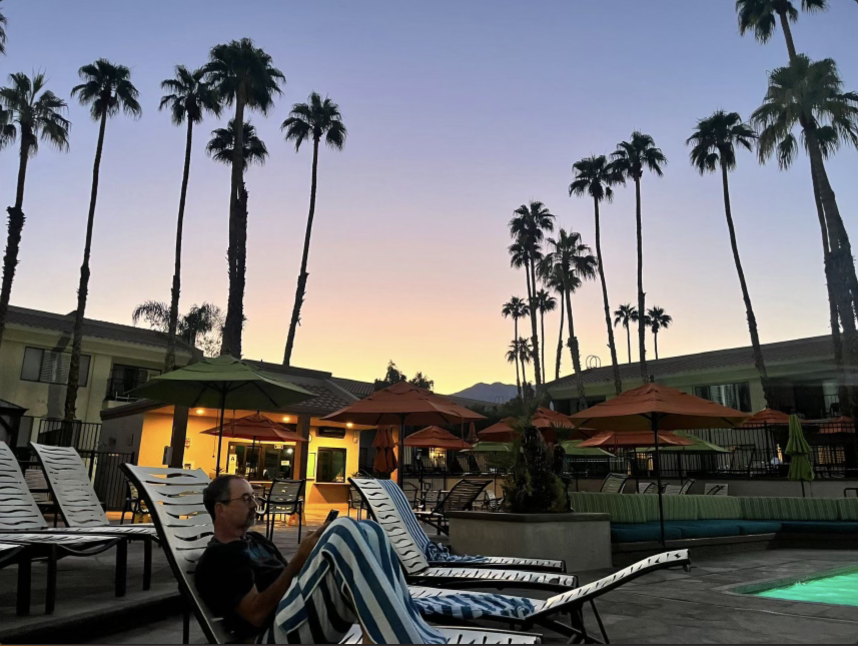 Maleah and her father, Matt enjoying the last of the sun before it sets. (Photo used with permission by Maleah Forberg)