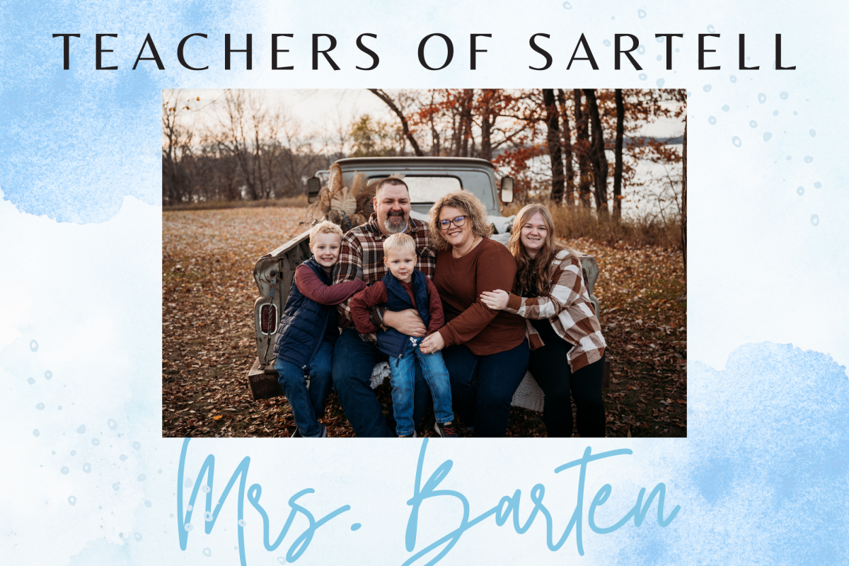 The Barten's and their beautiful children taking photos to capture the small moments of the kids growing up. (Photo used with permission from Mrs. Barten)