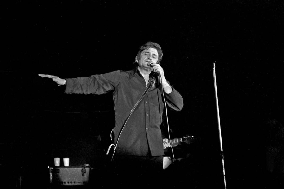 Johnny Cash was an international ambassador for country music who broadened the scope of country music.  Johnny Cash, Bremen, September 1972 by Heinrich Klaffs is licensed under Creative Commons License.