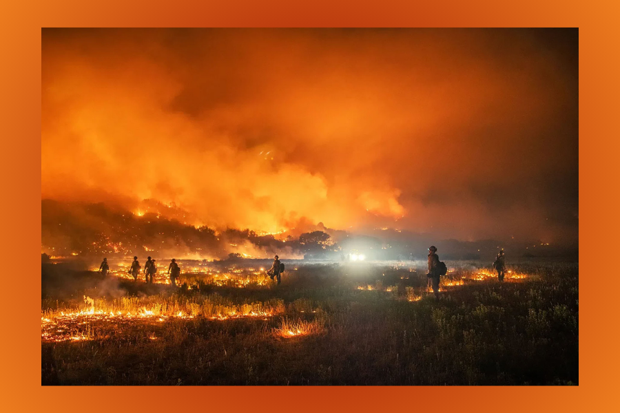 Wildfires destroy buildings, nature, and structures as in rampages through Maui, Hawaii. Maui Wildfires by Izzy Knott is licensed under CC0 1.0 Universal.