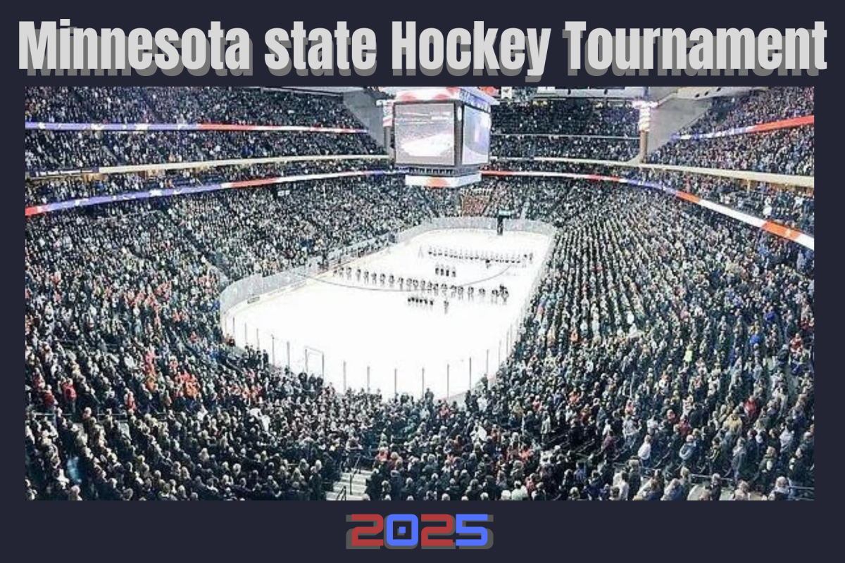 The MN state hockey tournament has consistently been held in the Xcel Energy Center. (Screenshot from Spoons Jr on YouTube)