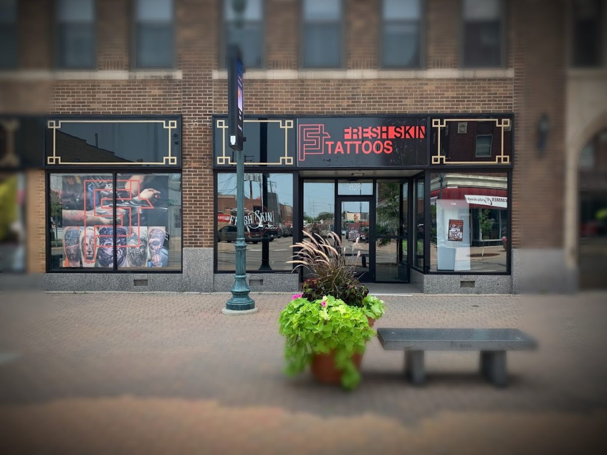 The shop is clean and in a very nice area. (Fair use photo from Fresh Skin Tattoo)