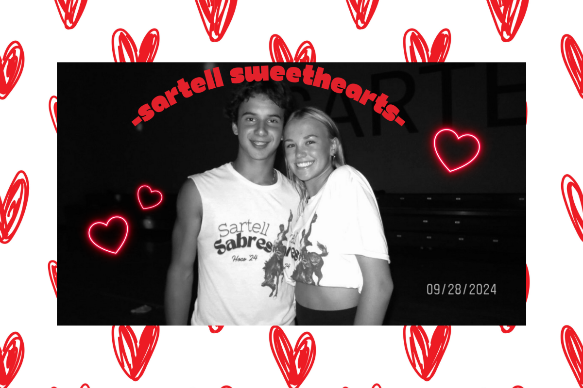 Sartell Sweethearts, Paisley and Brady, had so much fun at their homecoming dance this year. (Photo used with permission from Paisley Anderson)