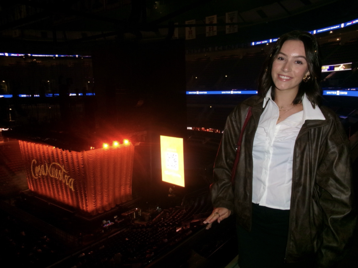 Lia traveled to Chicago to a Rauw concert. This was her favorite concert yet. (Photo used with permission by Lia Siemens)