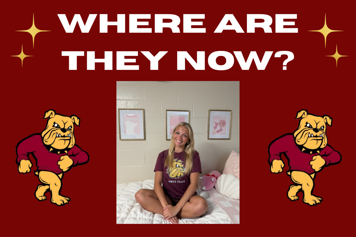 Sartell Alumni Lola Sens spends her first night in Duluth.(Photo used with permission from Lola Sens) 