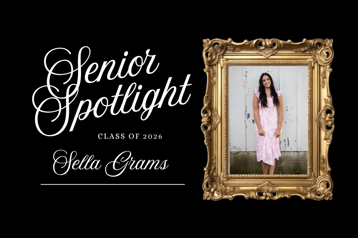 One of the most caring and thoughtful seniors is graduating from SHS: Sella Grams.