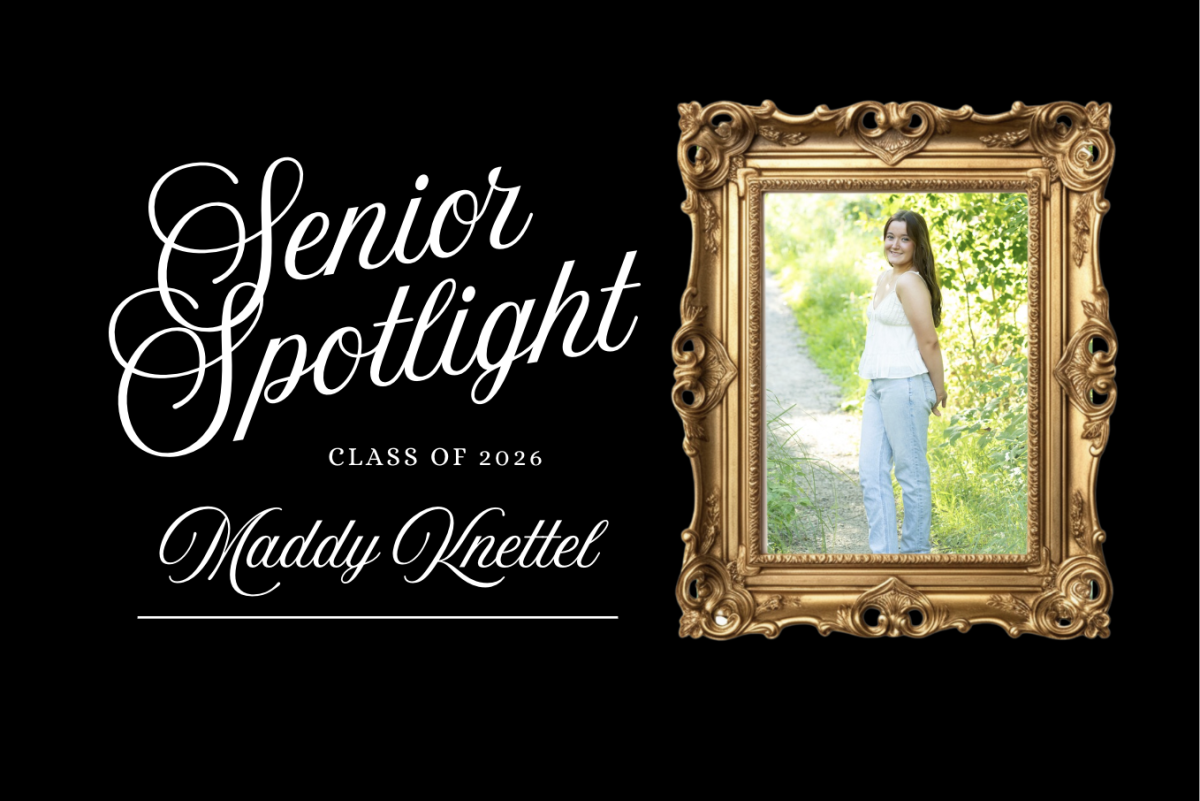 Maddy Knettel is eager to finish her last  school year! (Photo used with permission from Maddie Knettel)