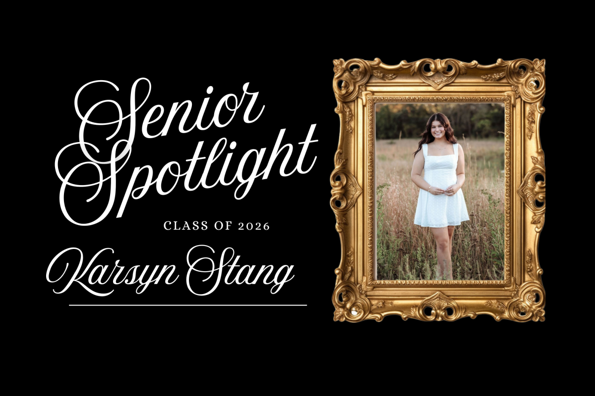 SHS Senior, Karsyn Stang, a kind-hearted teen who is ready for the school year to fly by. (Used with permission from Karsyn Stang.)