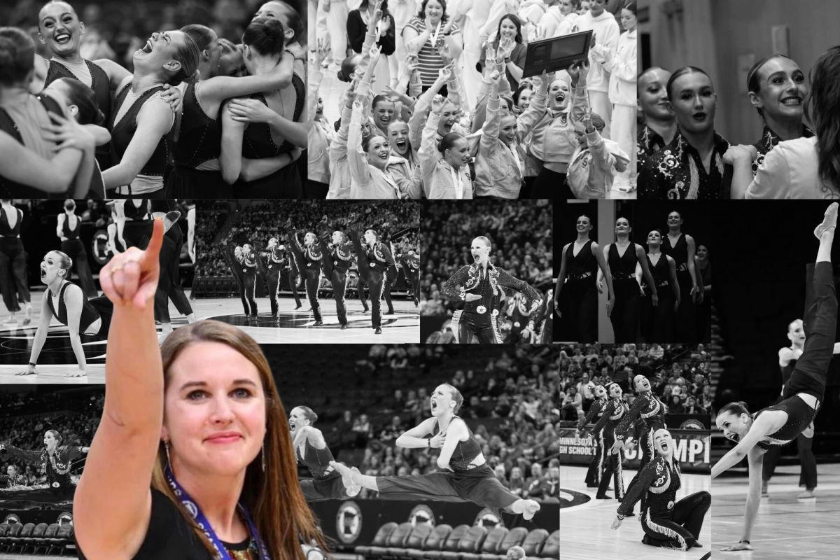 Kelly McCarney is a coach for the dance team at Sartell High School. 