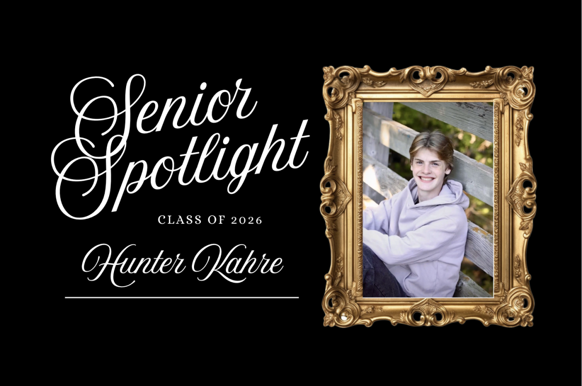 Hunter is so excited to start his last year of High School! (Photo used with permission by Hunter Kahre)