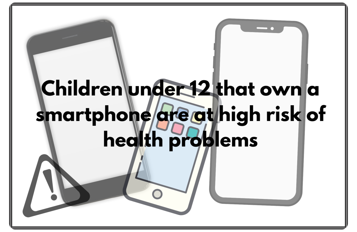 Children with a smartphone before age 12, are at high risk of health problems
