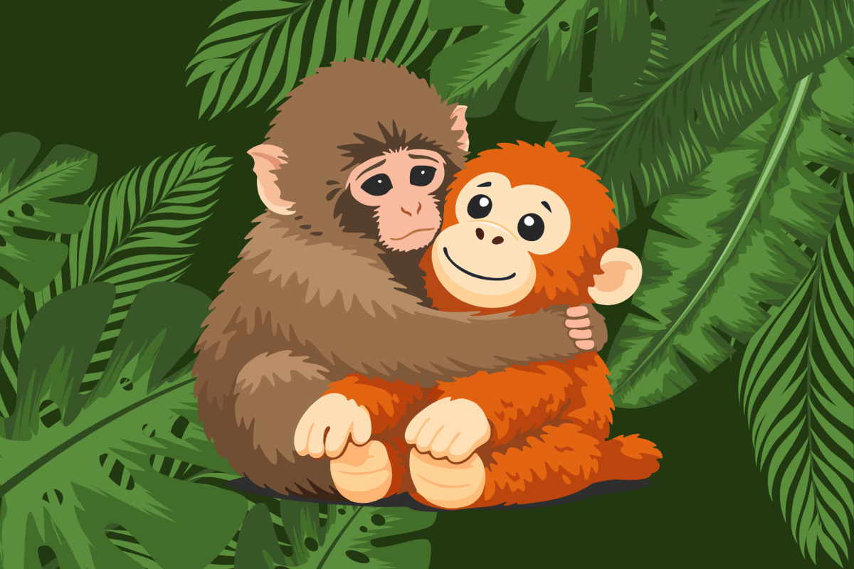 Punch the monkey from Japan is an adorable social media star. (Image made in Canva with AI)