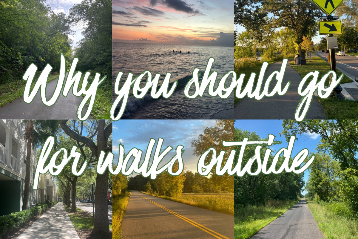 Walking outside, experiencing nature, is good for you in many ways. 