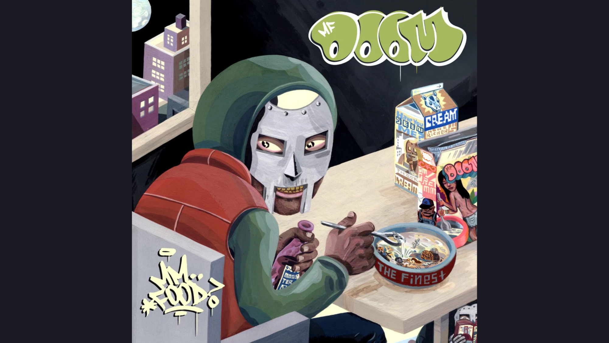 The album MM..FOOD was released on November 16, 2004 (free use photo from Rhymesayers Entertainment). 