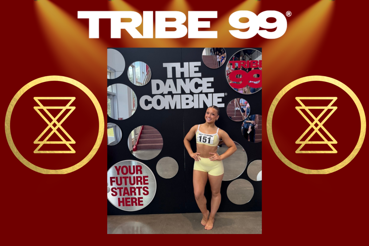 Junior Kylie Hedtke takes on the yearly Tribe 99 competition. (Photo used with permission from Kylie Hedtke)